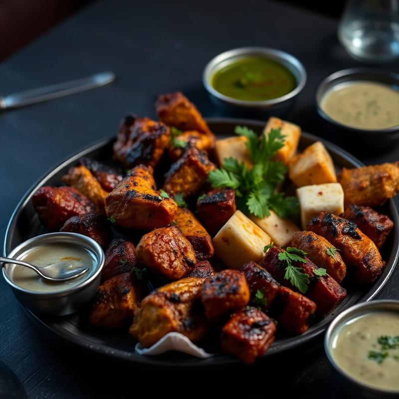 Assorted starters platter